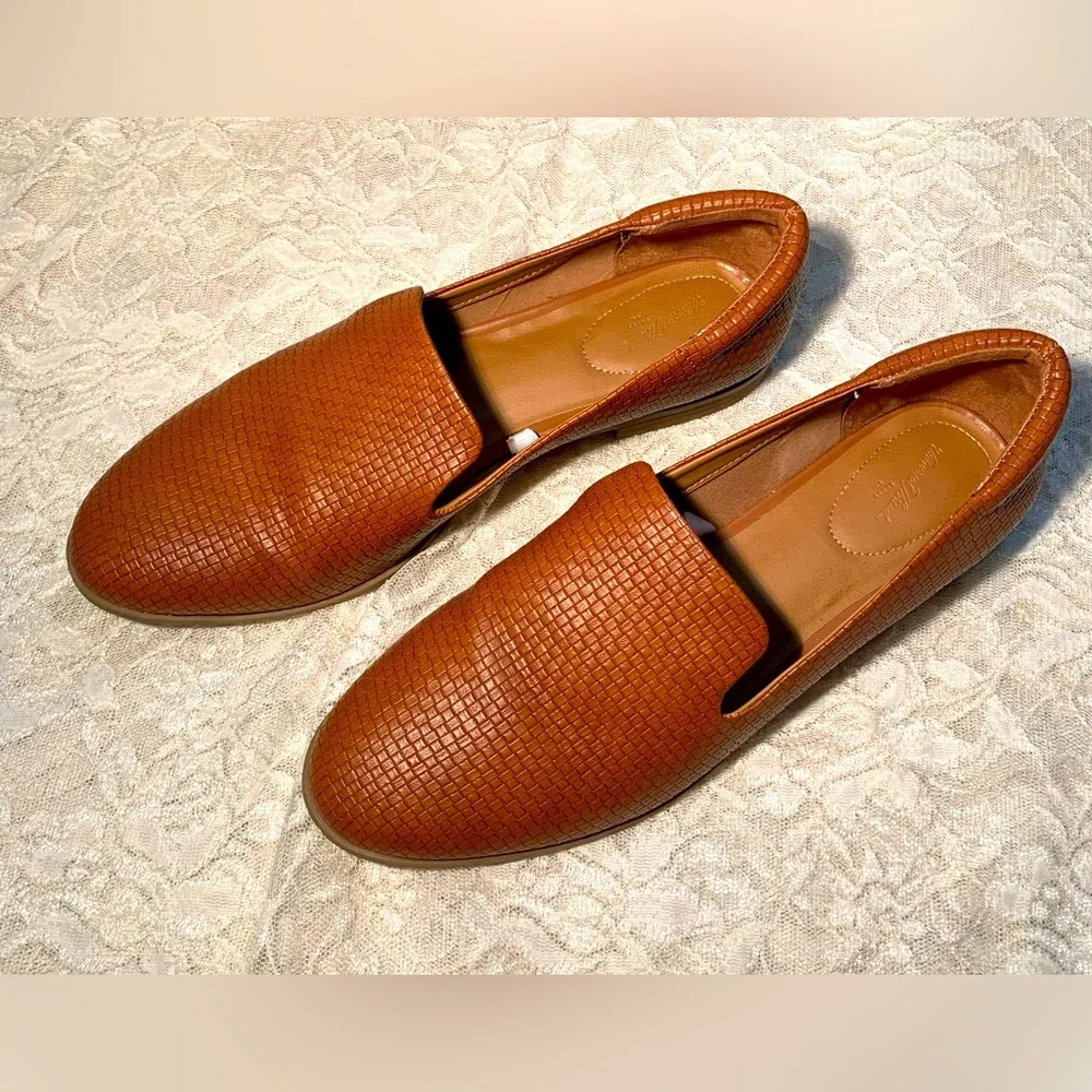 Universal Thread Woven Slip On Loafers - Brown - Size 11
